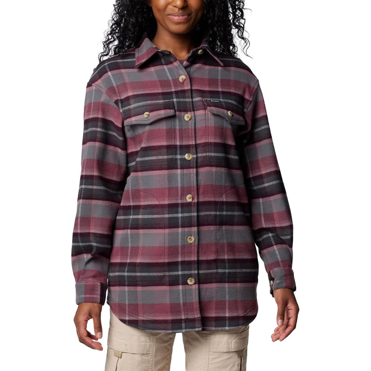Columbia Women's Calico Basin Shirt Jacket - Moonvista Classic Multi Tartan