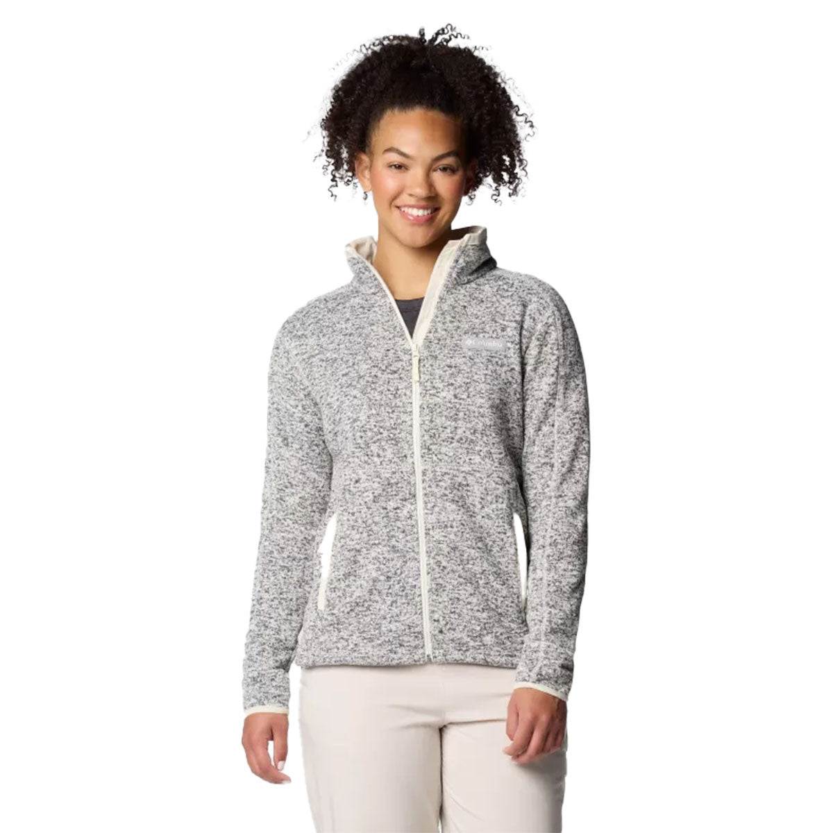 Columbia Women's Sweater Weather Full Zip II Jacket - Chalk Heather