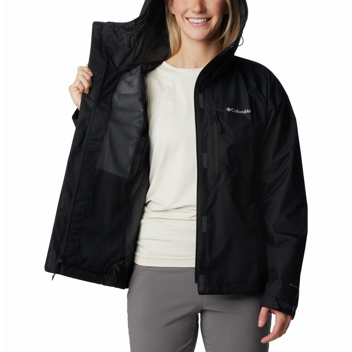 Lining Image of the Columbia Women's Hikebound II Rain Jacket.