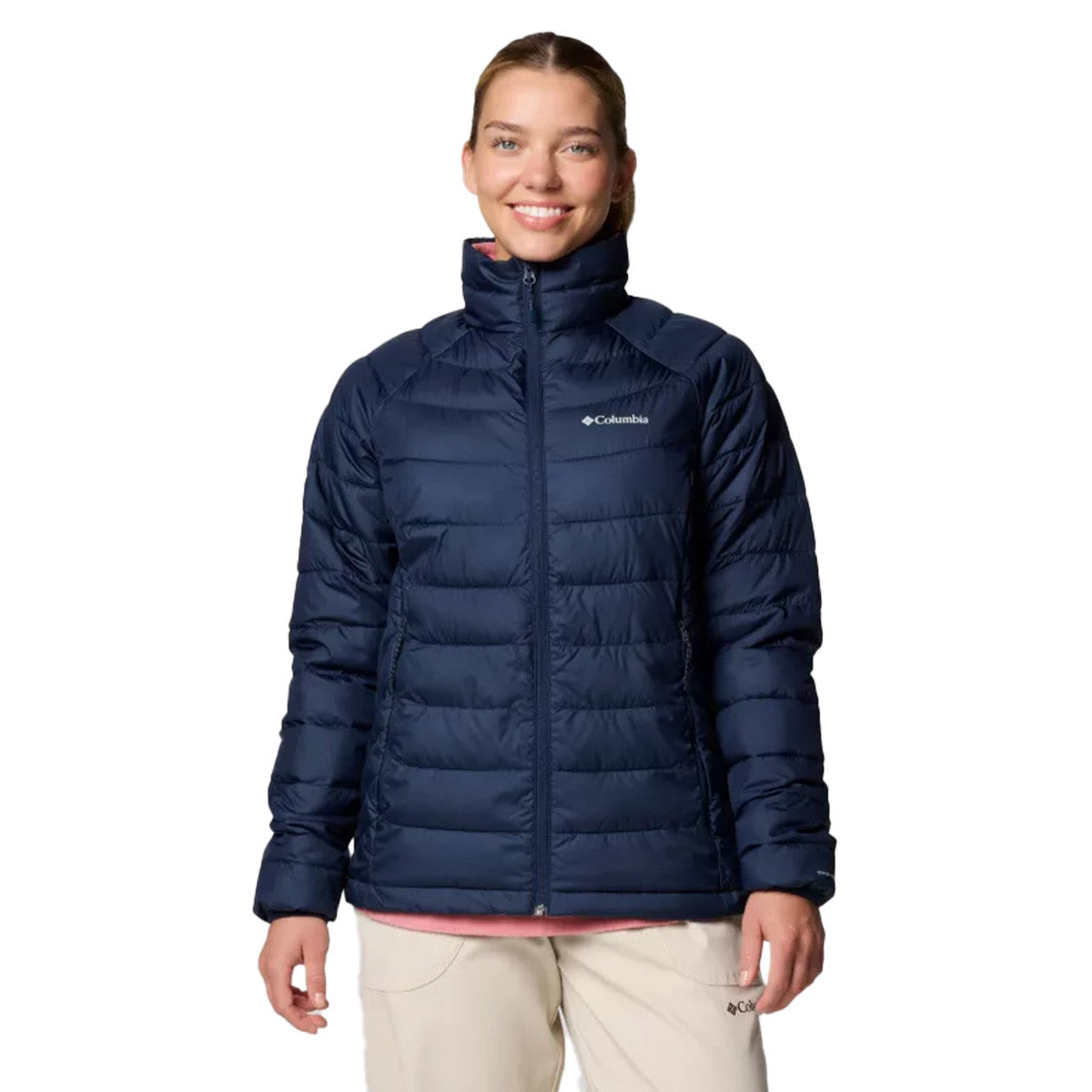 Columbia Powder Lite II Full Zip Jacket - Collegiate Navy