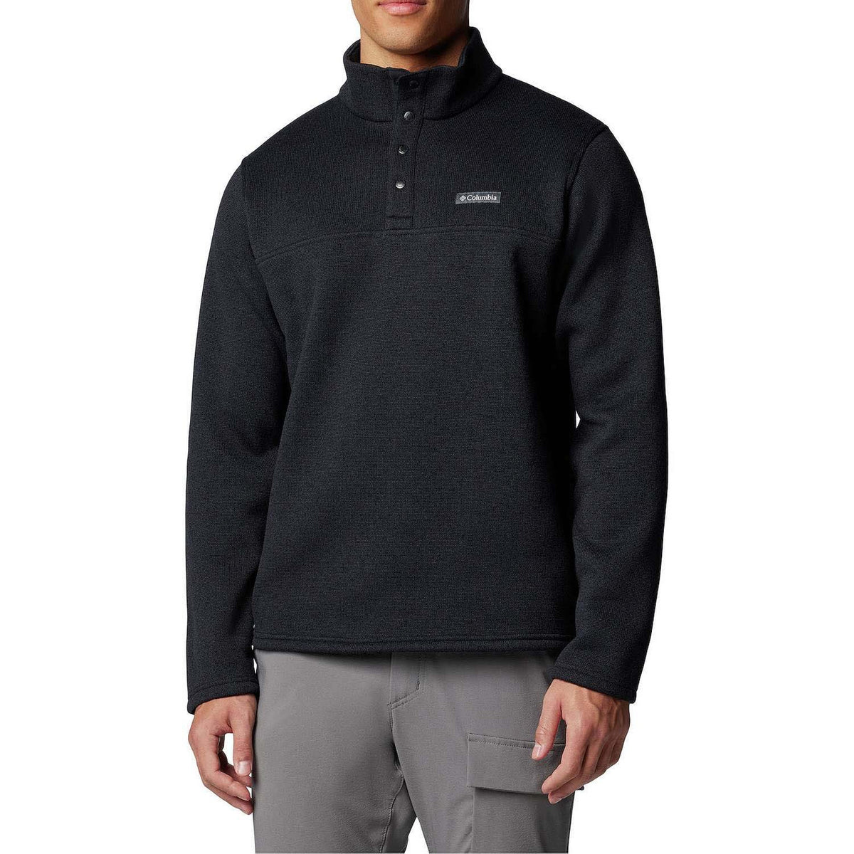 Columbia Alto Pass Half Snap Fleece Pullover Image in Black