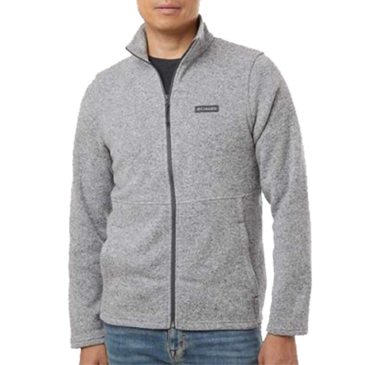 Columbia Alto Pass Full-Zip Fleece Image in City Grey Heather