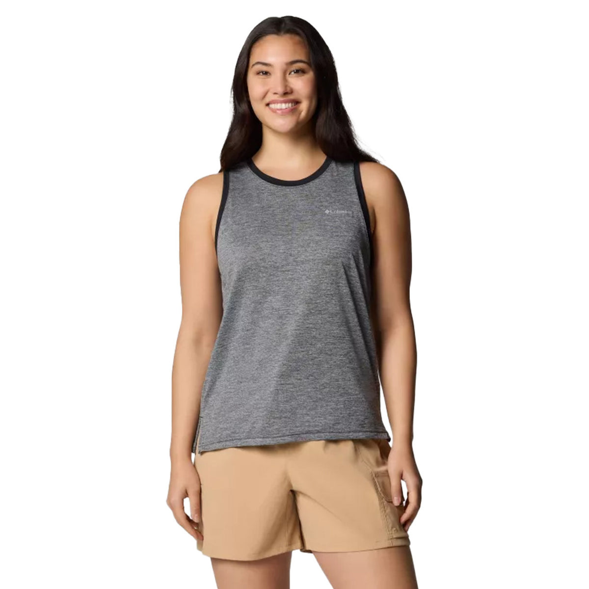Image of the Columbia Womens BlueVista Hill Tank in Black Heather