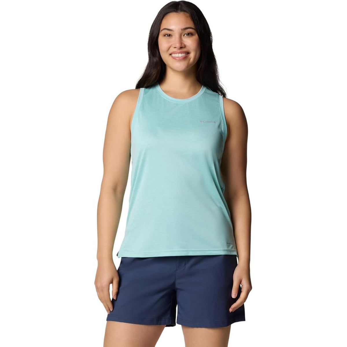 Image of the Columbia Womens BlueVista Hill Tank in Spray Heather