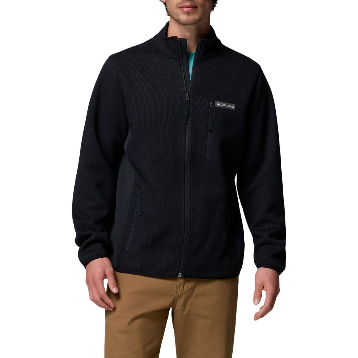 Image of the Columbia Sweater Weather Full-Zip Jacket in Black