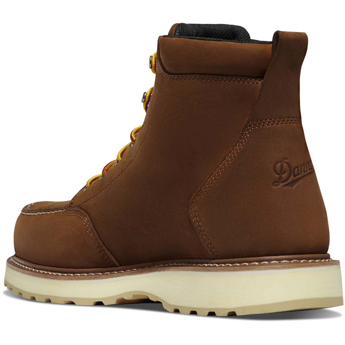 Danner Cedar River Moc Toe 6" Brown Work Boot Back Image