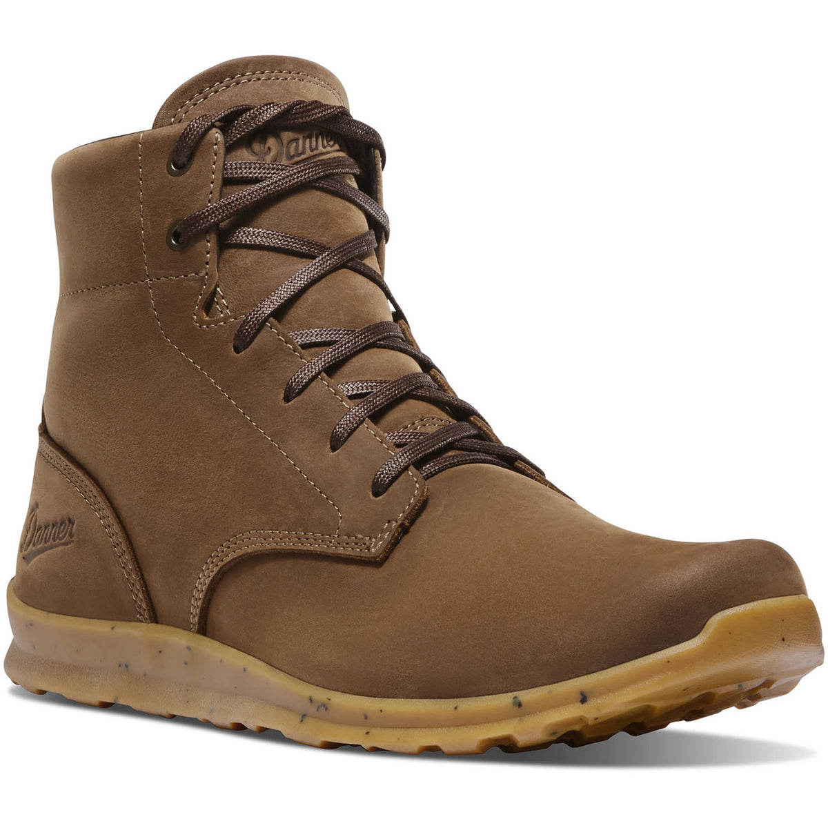 Side image of the Danner Forest 5" Shoe, Chocolate.