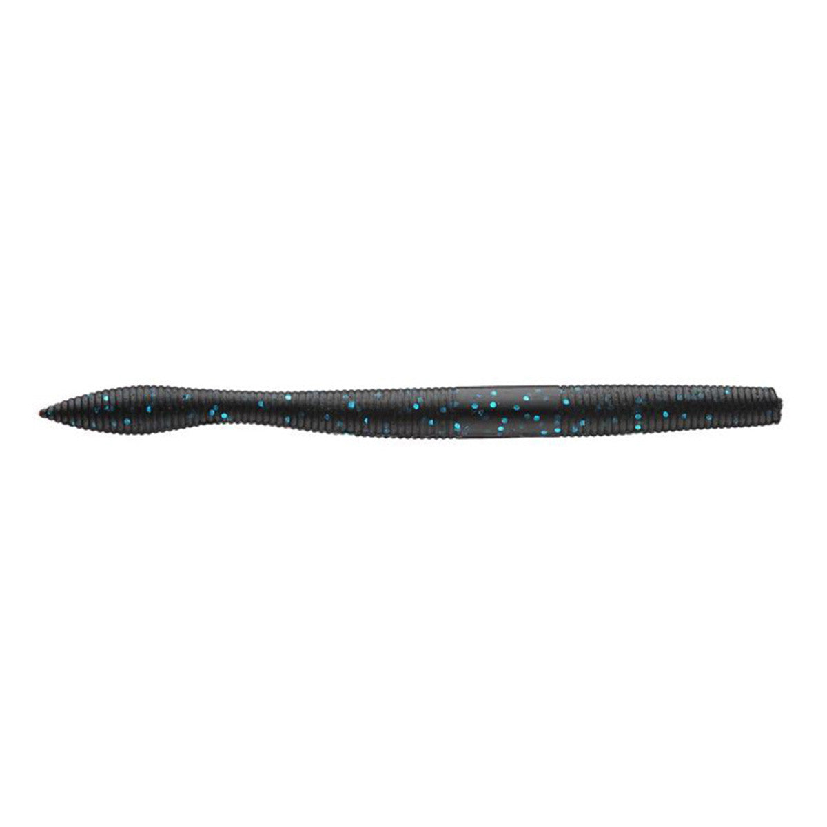 Daiwa Yamamoto Neko Fat Worm Image in Black Blue Flake