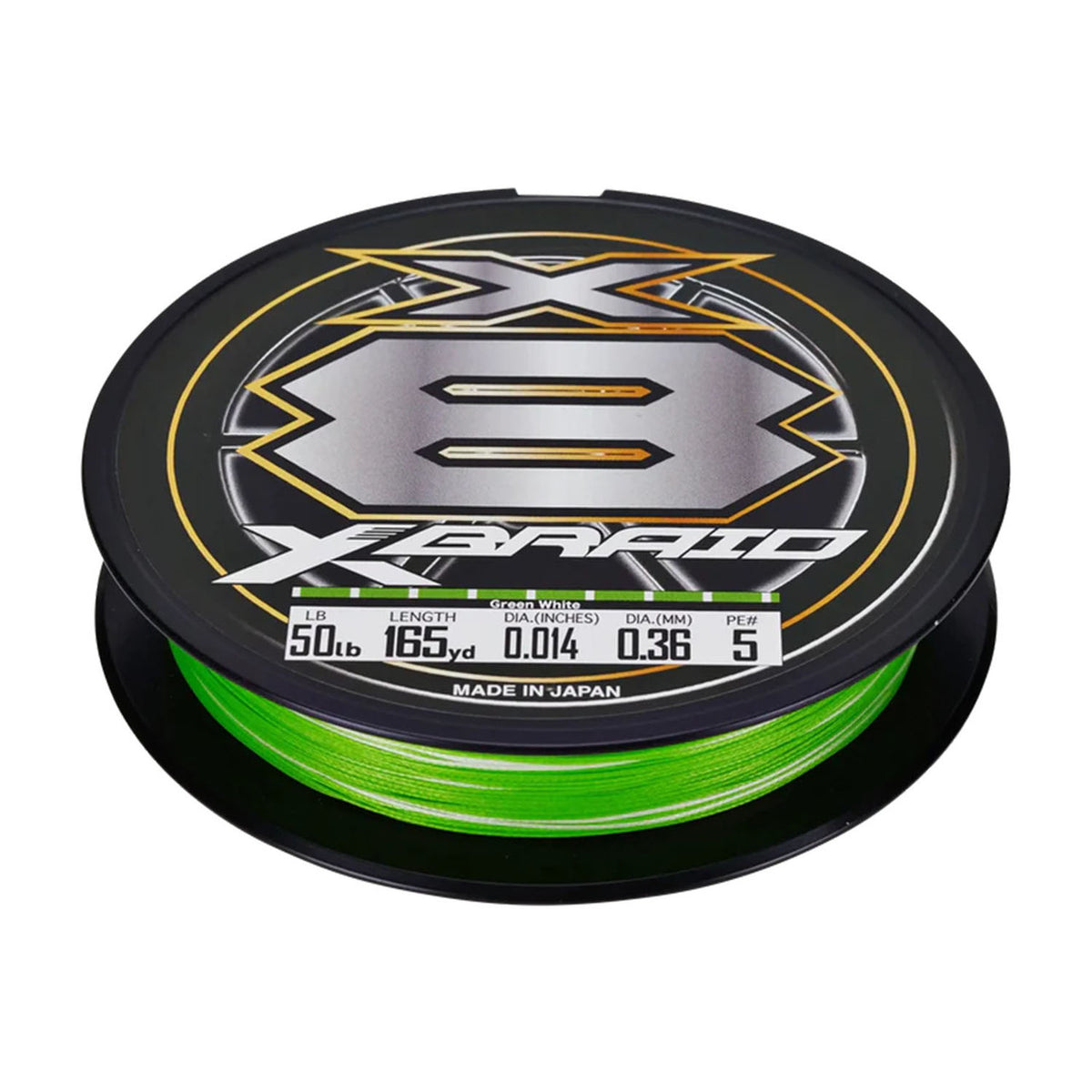 Daiwa Xbraid X8 Braided Fishing Line Image in Green White
