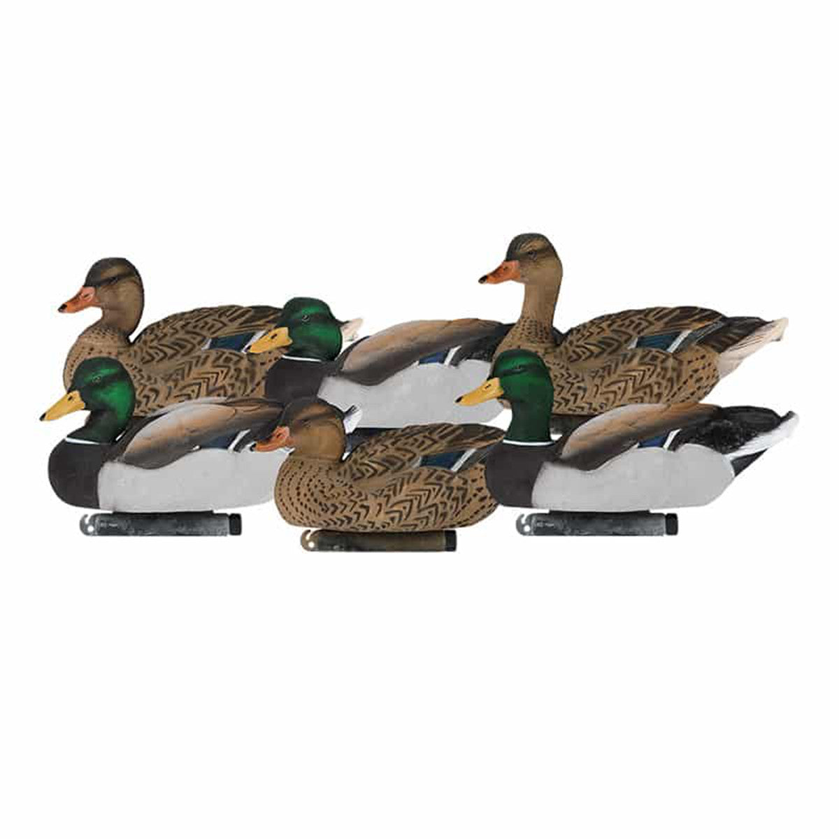 Dakota Decoys X-Treme Fully Flocked Mallard Decoys, 6 Pack Image