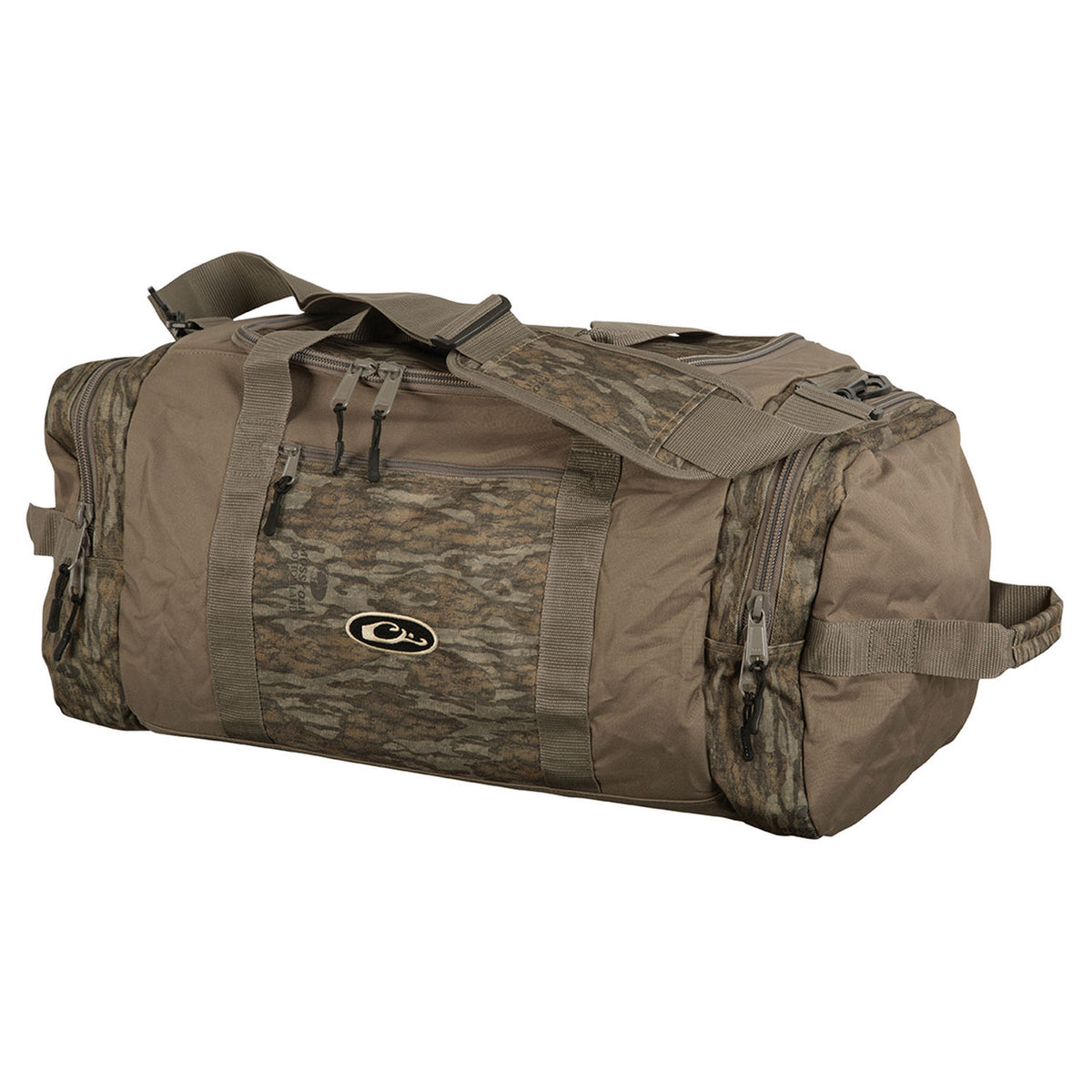 Drake Waterfowl Duffle Bag Image in Mossy Oak Bottomland