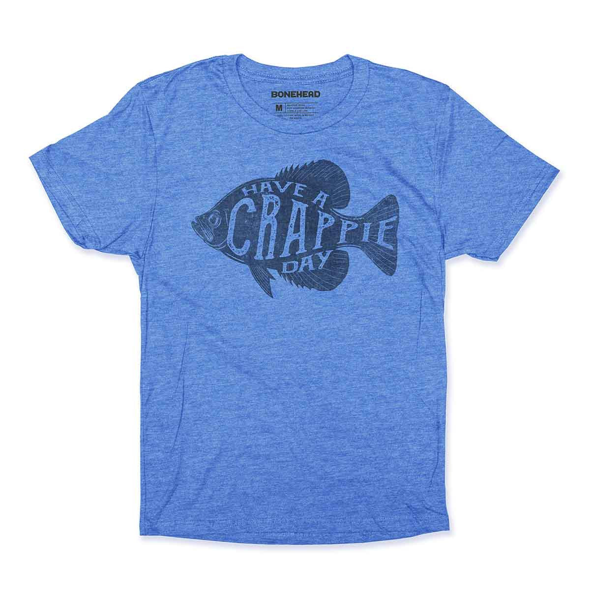 Direct Impulse Design Crappie Day Short Sleeve Shirt Image in Royal Heather