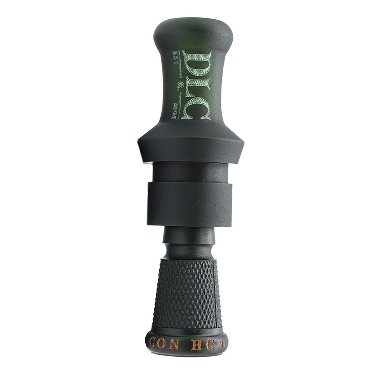 Duck Lander Calls Conartist Hand Cut Single Reed Duck Call Image in Dark Green