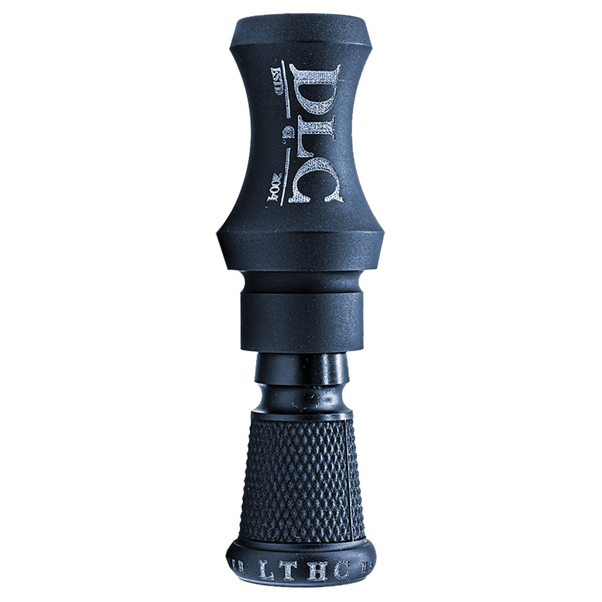 Duck Lander Calls Loud Timber Hand Cut Image in Matte Black