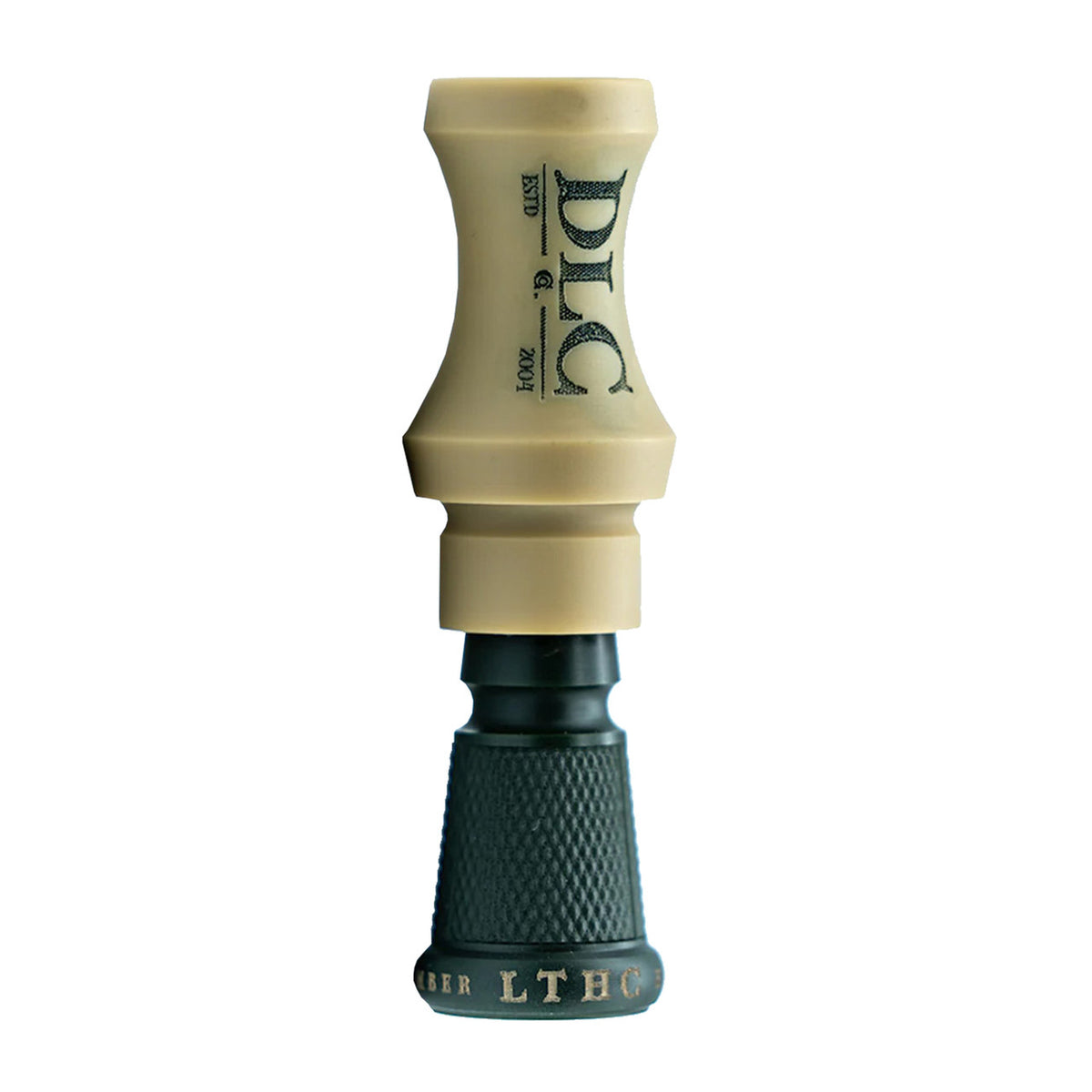 Duck Lander Calls Loud Timber Hand Cut Image in Tan-Green