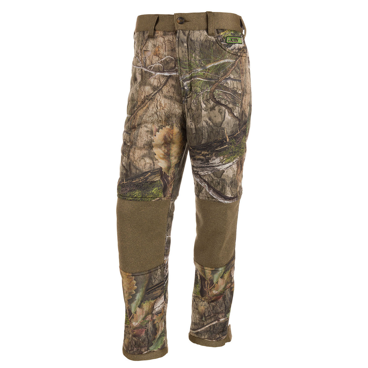 image of Drake Waterfowl Youth Silencer Pant in Mossy Oak Country DNA.