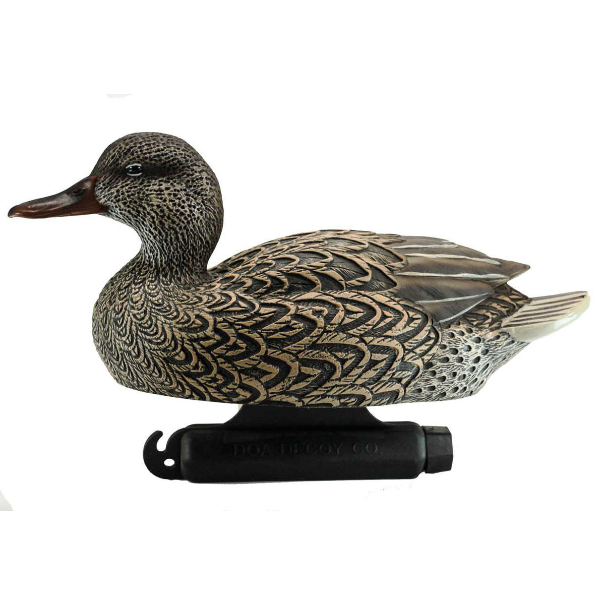 DOA Decoys Refuge Series Floating Green-Winged Teal Decoys, 6 Pack Upright Hen Image