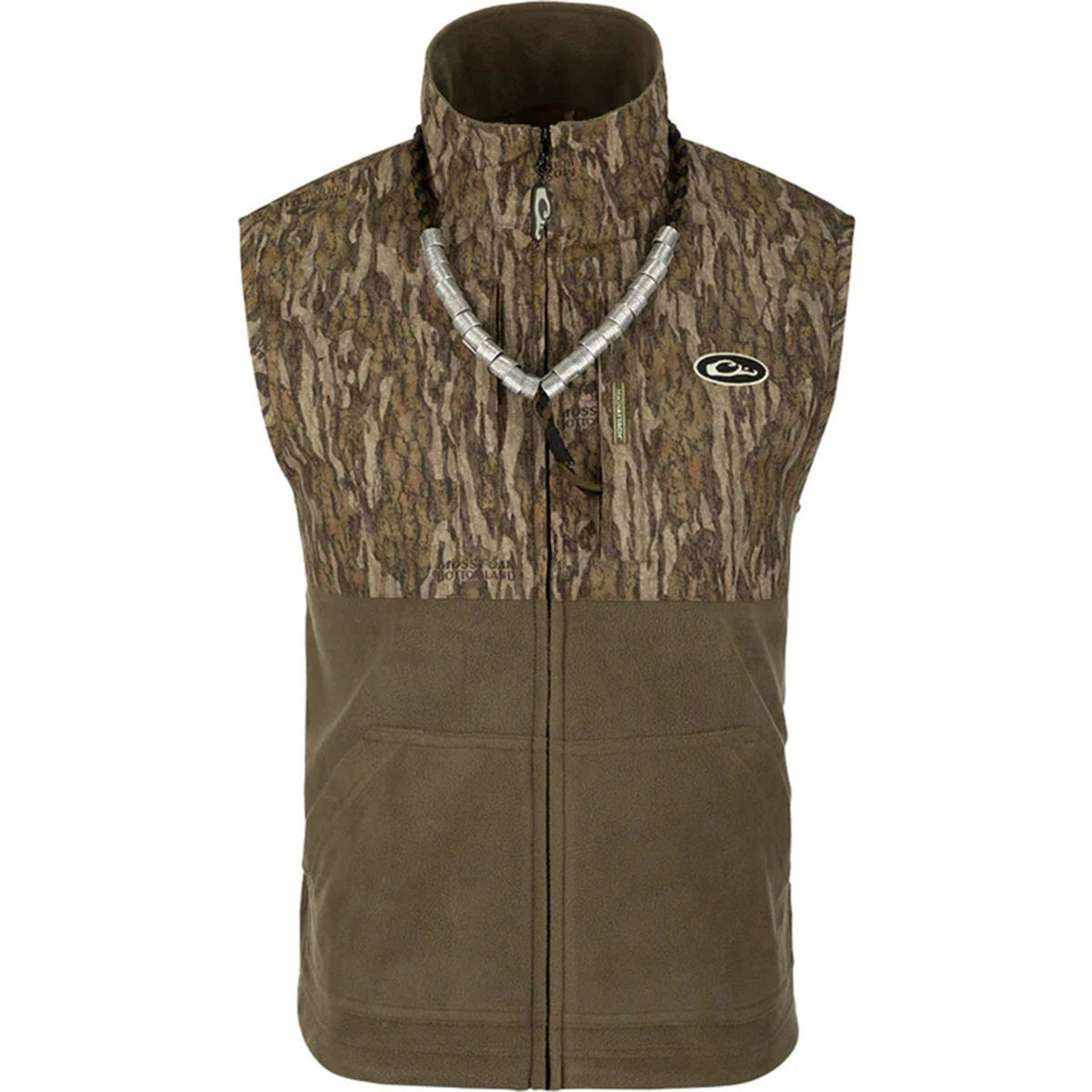 Image of the Drake Waterfowl MST Eqwader Vest in Mossy Oak Bottomland