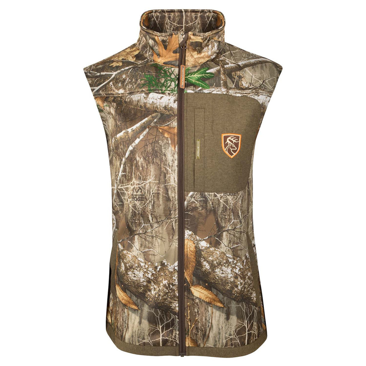 Drake Waterfowl MST Non-Typical Endurance Layering Vest Image in Realtree Edge