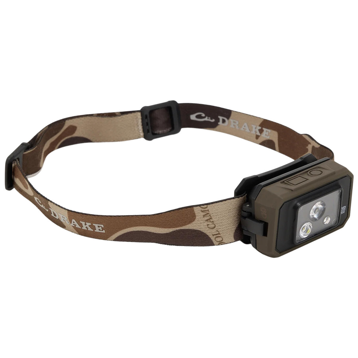 Drake Waterfowl EVO500 Lumen Camo Headlamp Image in Old School