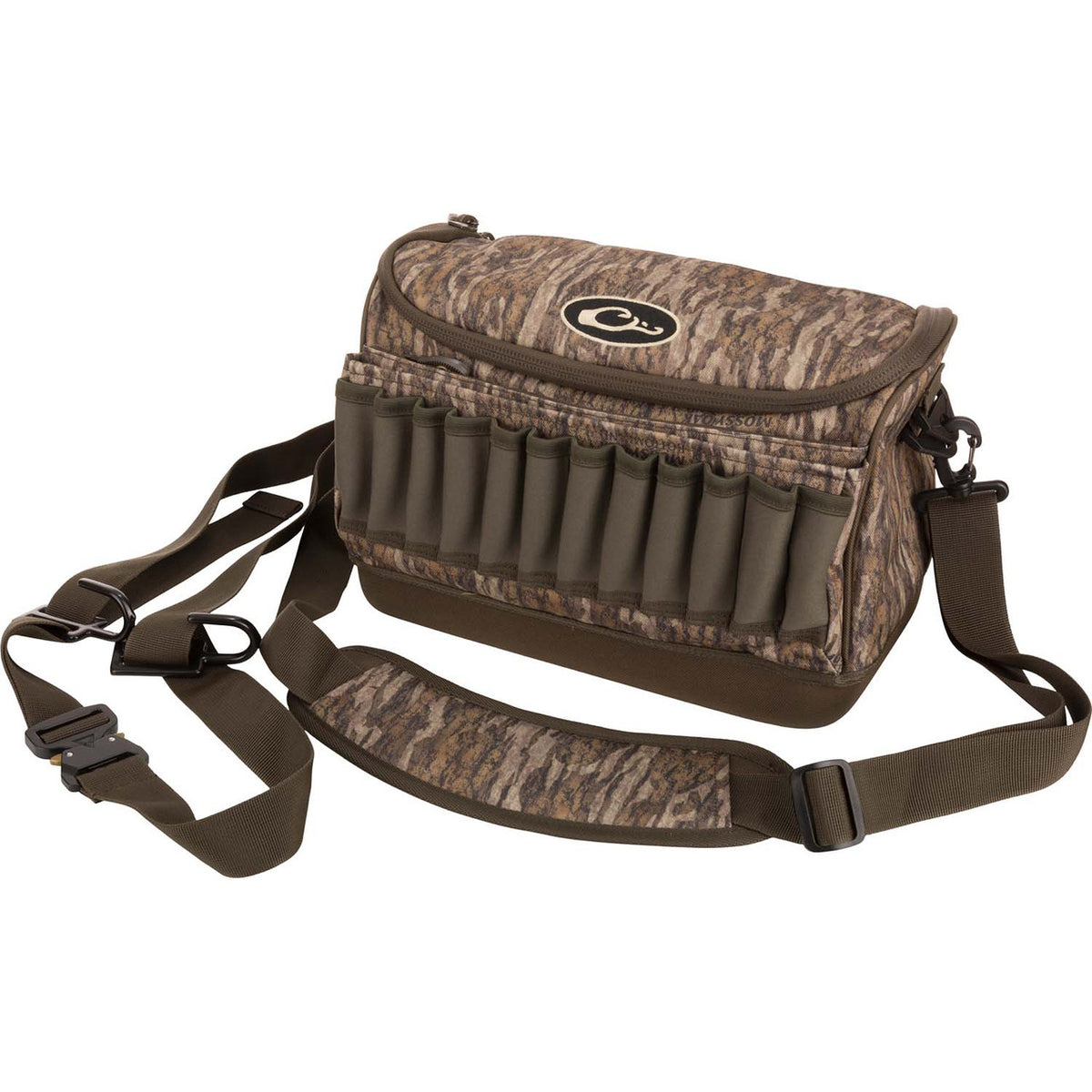 Drake Waterfowl Tree-Hugger Shoulder Bag Image in Mossy Oak Bottomland