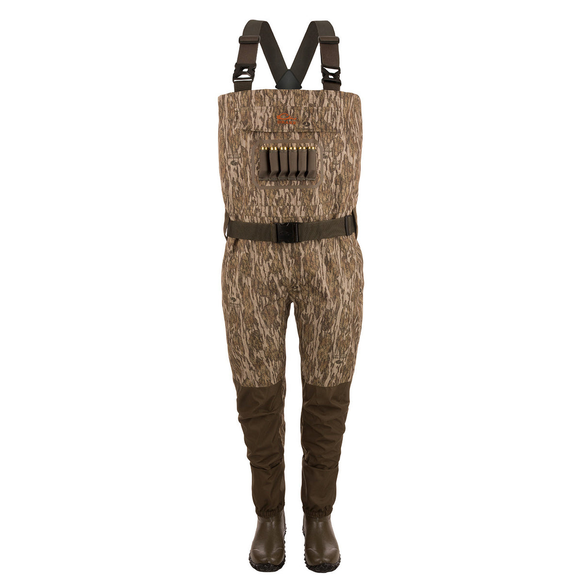 Drake Waterfowl Hardline Uninsulated Breathable Wader Image in Mossy Oak Bottomland