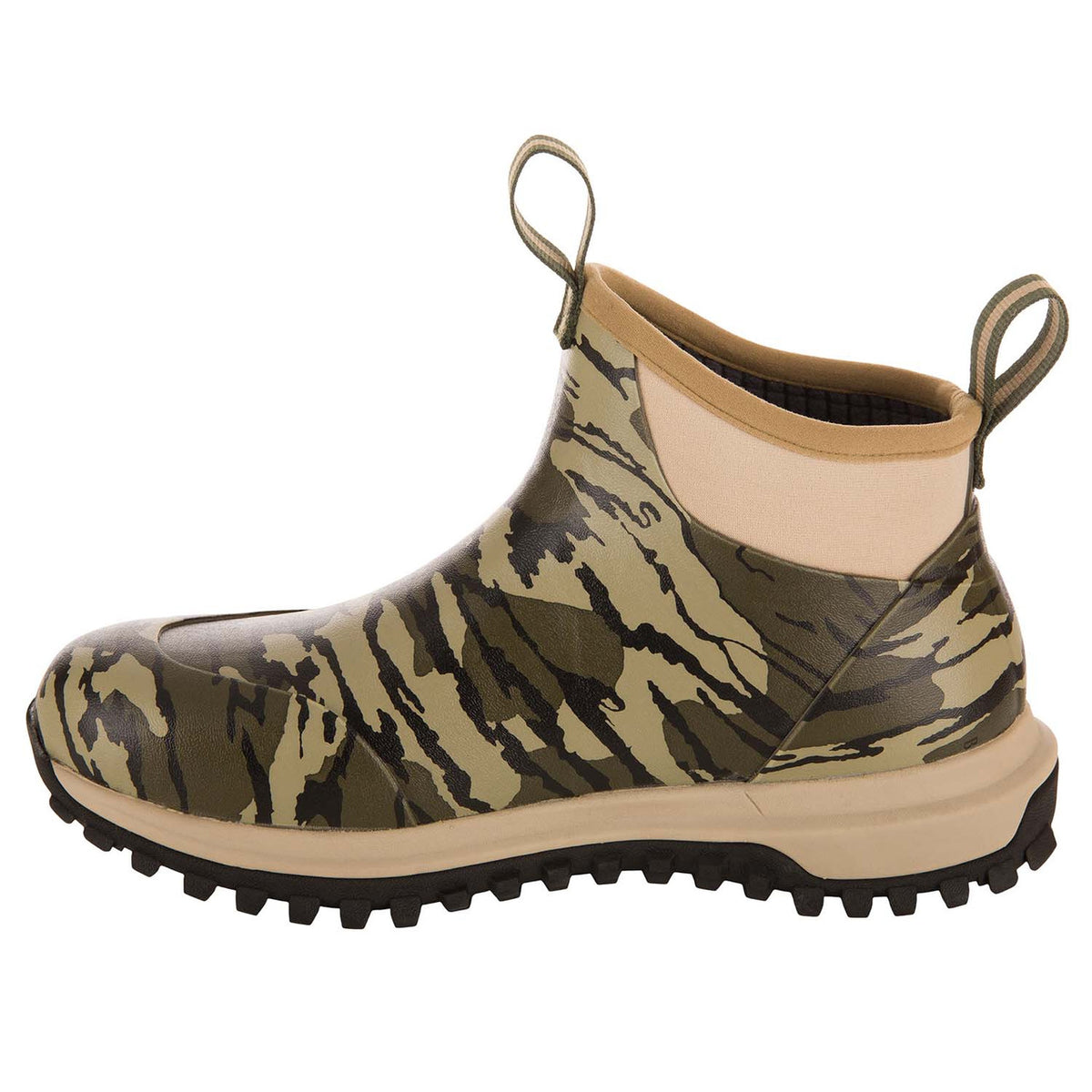 Left Side Image of the Drake Waterfowl Offroad Rubber Deck Boots.