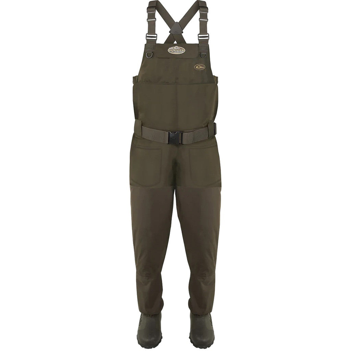 Drake Eqwader 1200g Insulated Breathable Chest Wader with Sewn-In Liner - Green Timber
