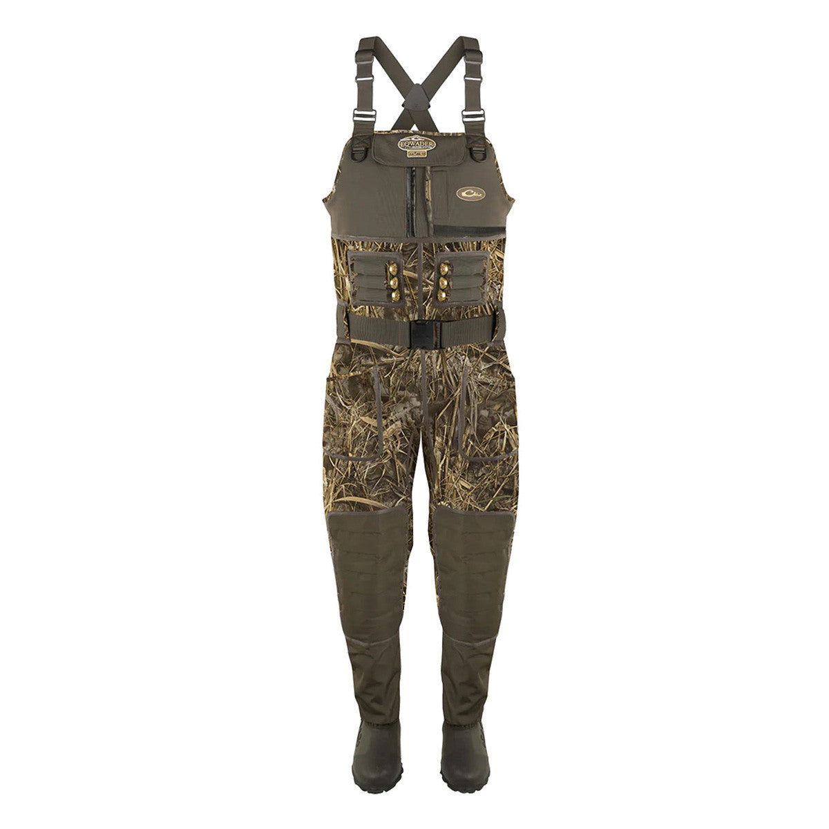 image of Drake Buckshot Eqwader 1600 Neoprene Wader 3.0 in Realtree Max 7.