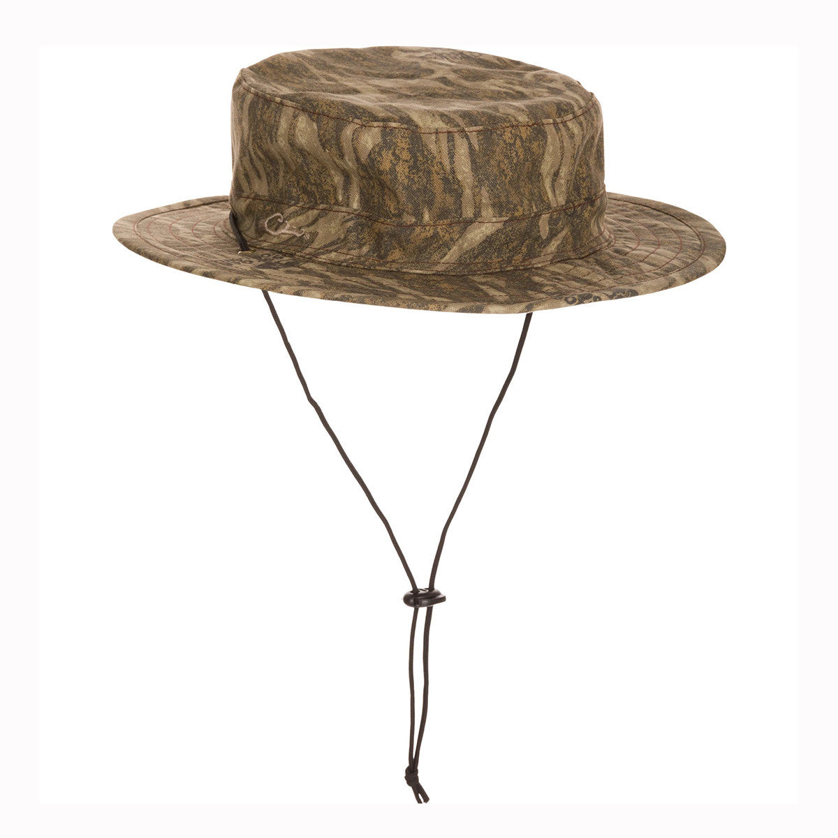 Drake Waterfowl Duk Boonie Hat Full Image in Mossy Oak Bottomland