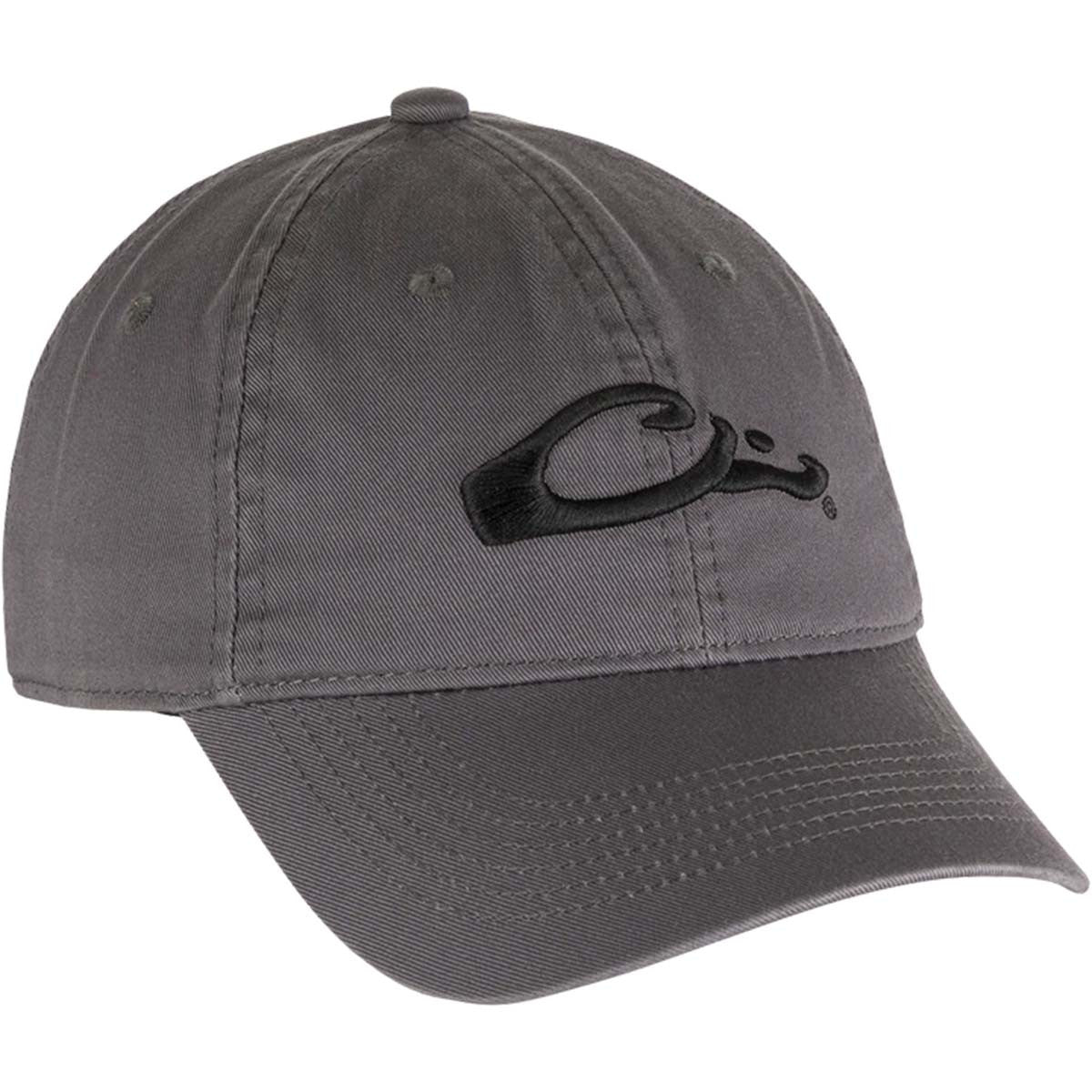 Cotton Twill Large Logo Cap image in Grey