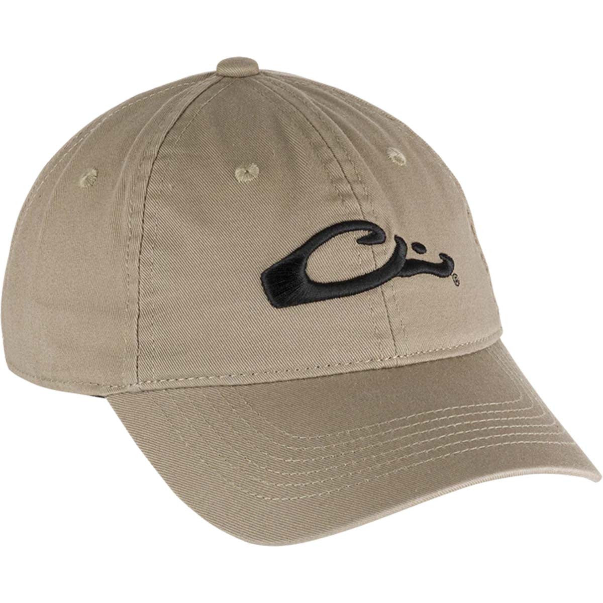 Cotton Twill Large Logo Cap image in Khaki