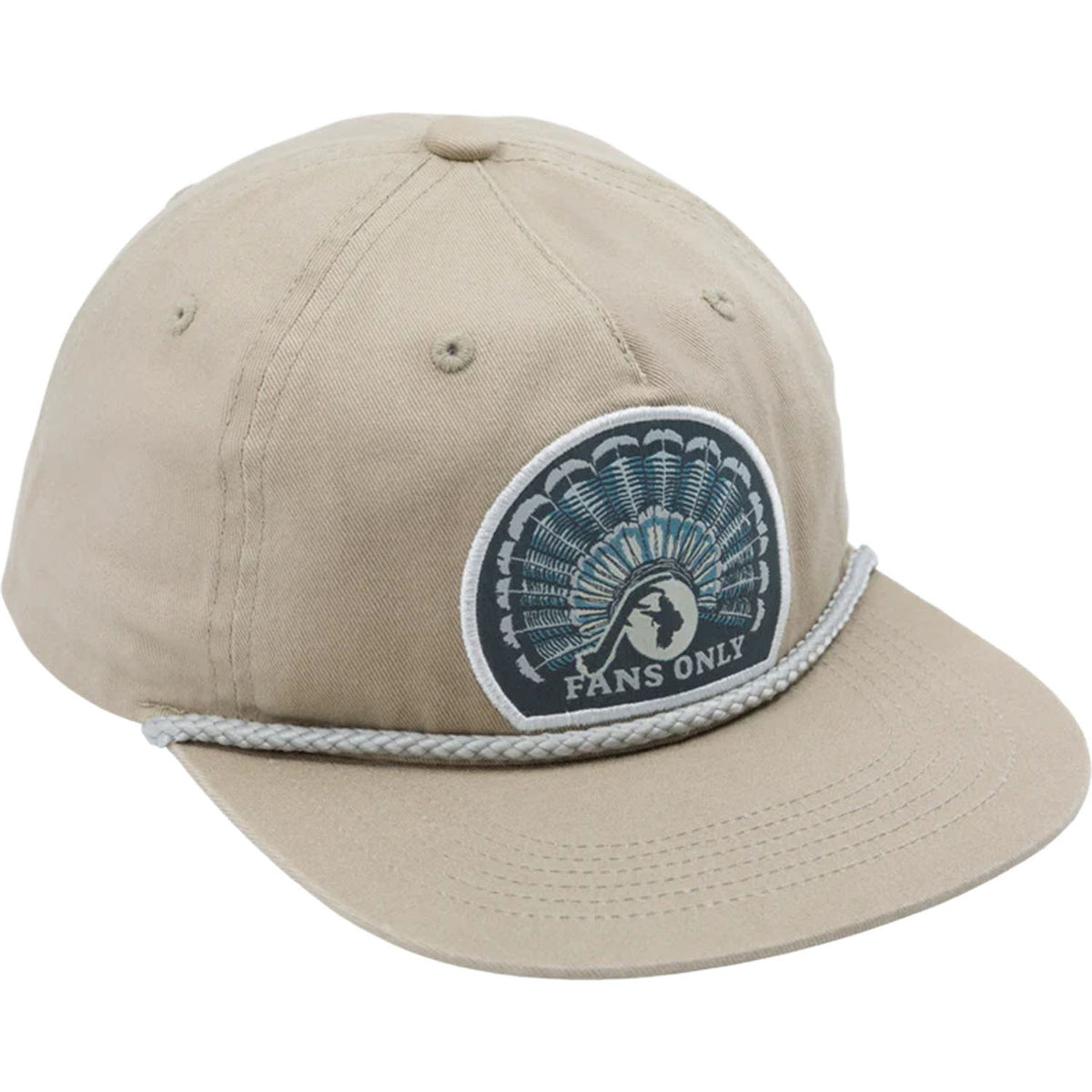 Drake Fans Only Rope Cap image in Khaki