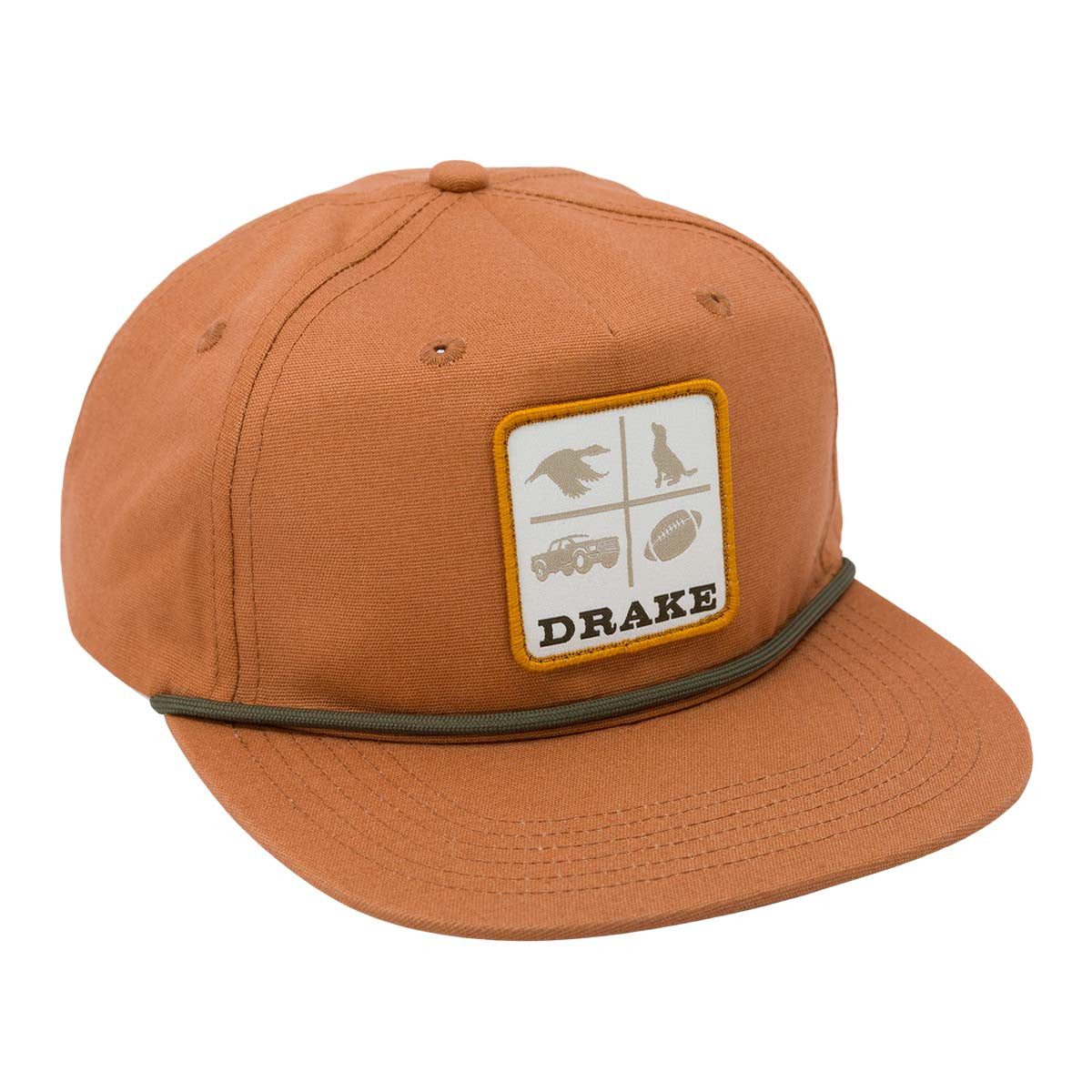 Drake Waterfowl X Lost DDTF Goat Rope Cap Terra Cotta-Olive Image
