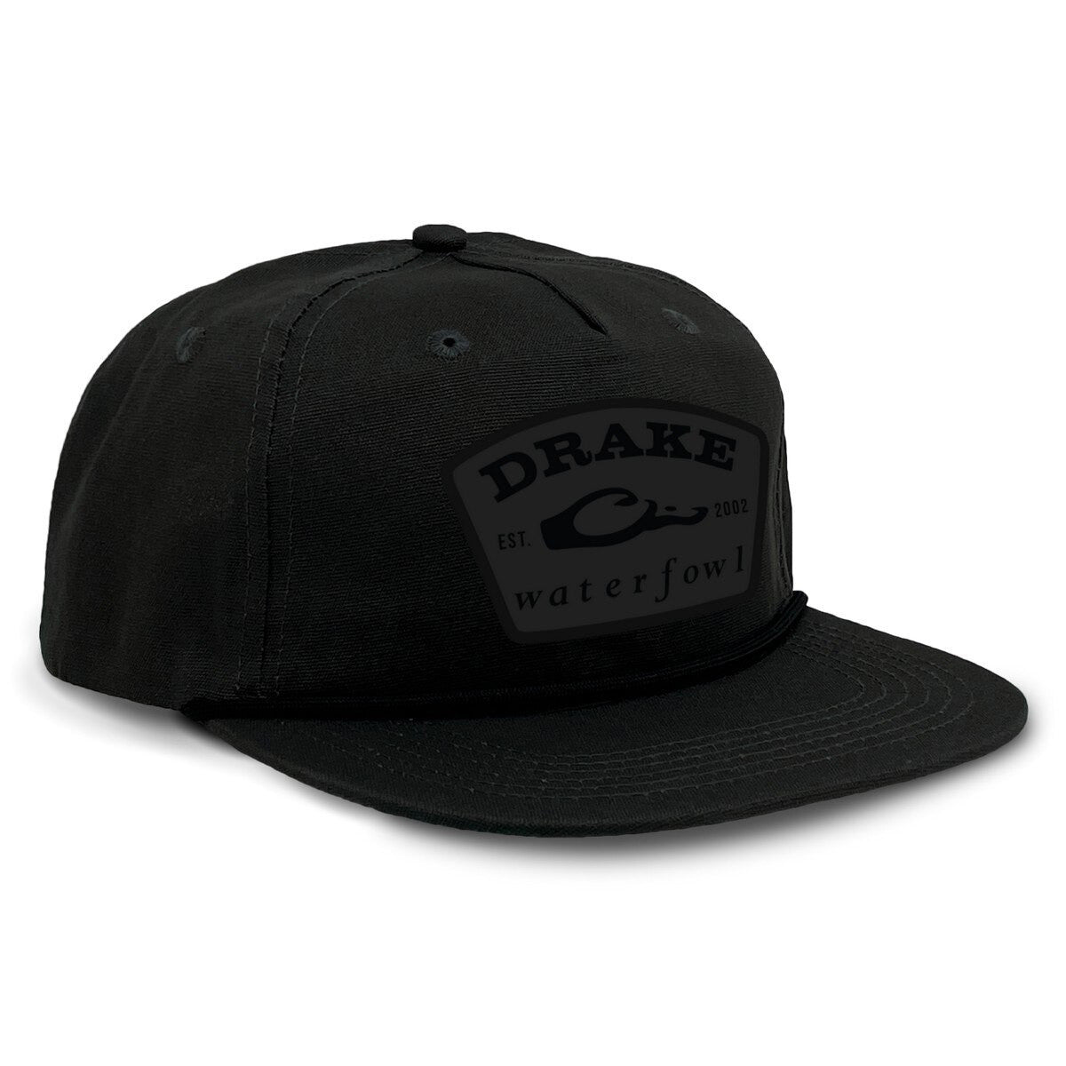 image of Drake Lost Hat Drake Patch Goat Rope Cap in Blackout.