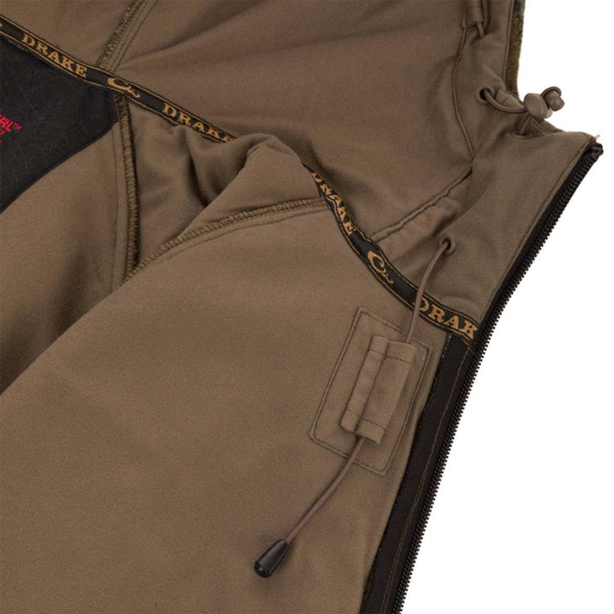 Drake Midweight Hydrowool Softshell Jacket with Scent Control zipper image