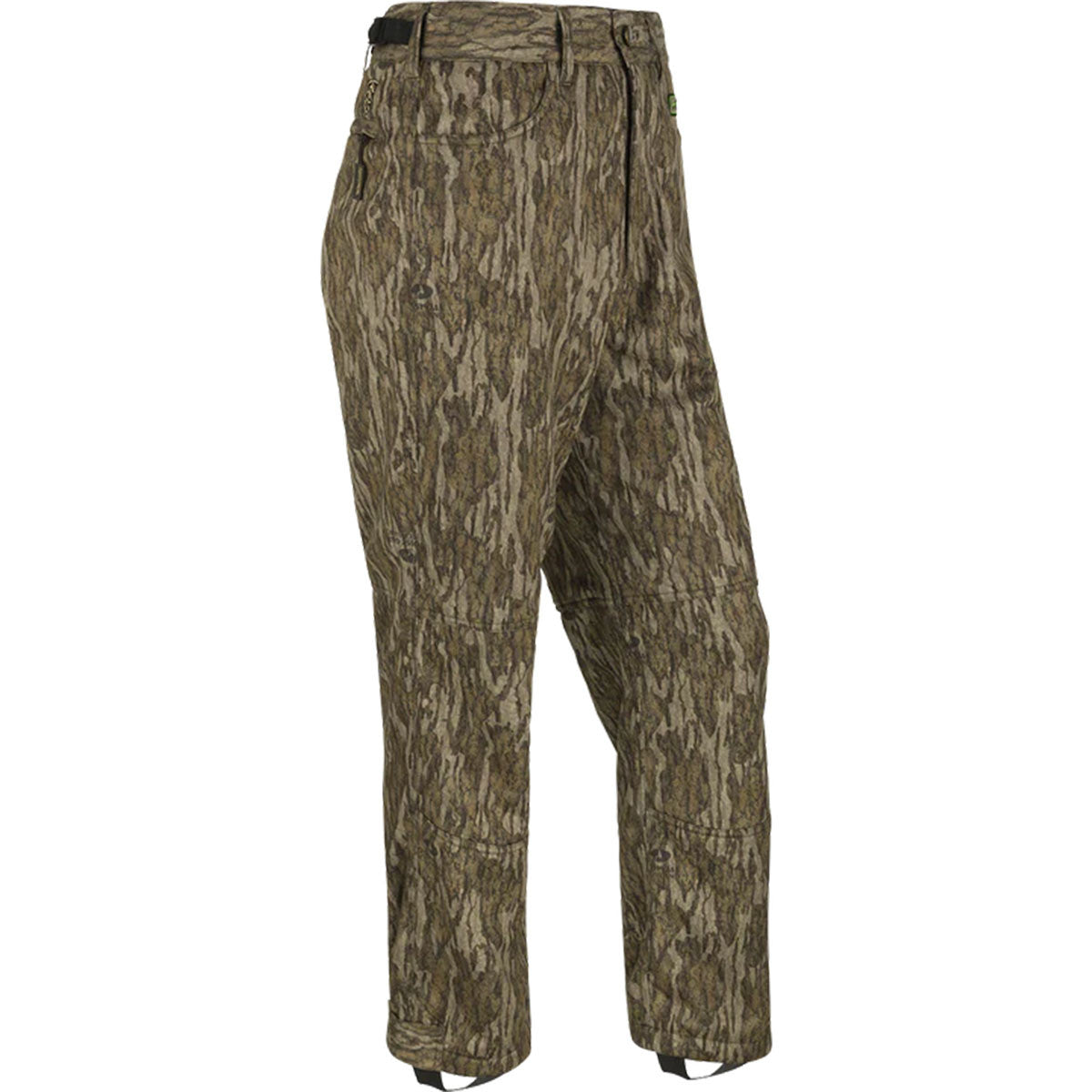 Drake Waterfowl Endurance Jean Cut Pant with Agion Active XL Image in Mossy Oak Bottomland