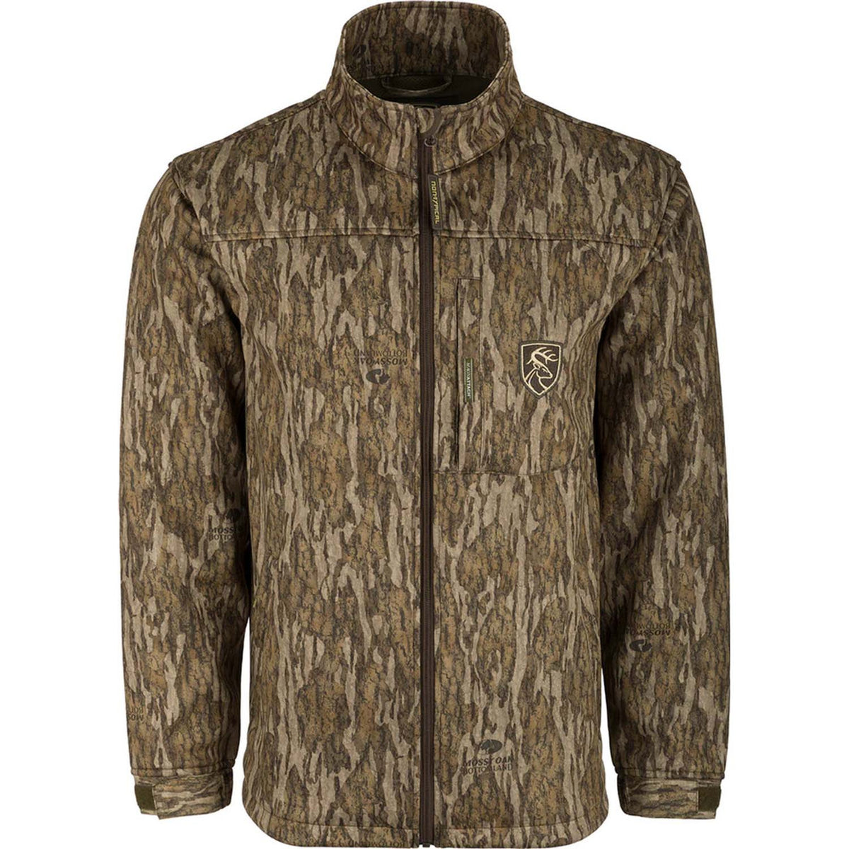 Drake Youth Endurance Full Zip Jacket - Mossy Oak Bottomland