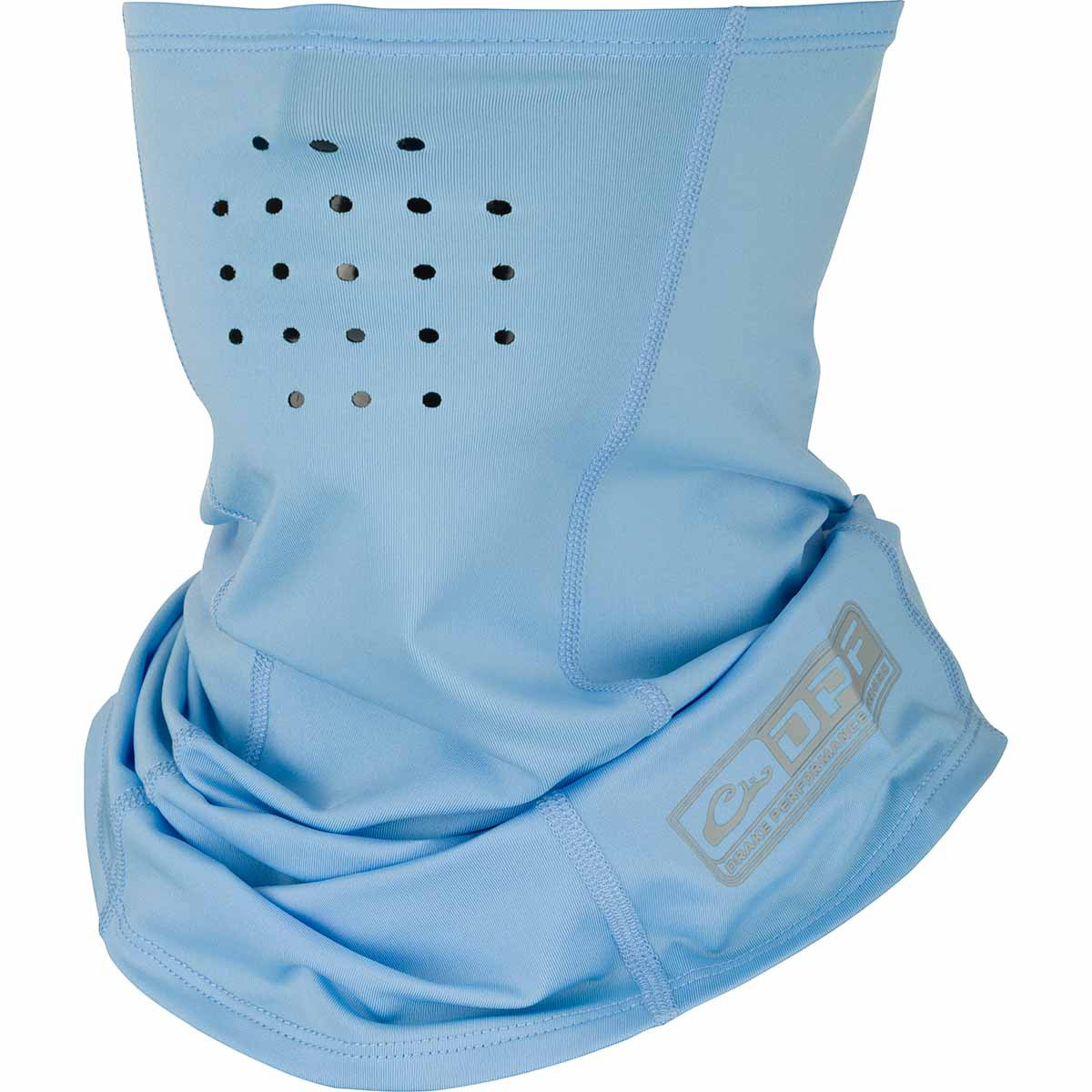 Drake Waterfowl DPF Performance Neck Gaiter Image in Light Blue