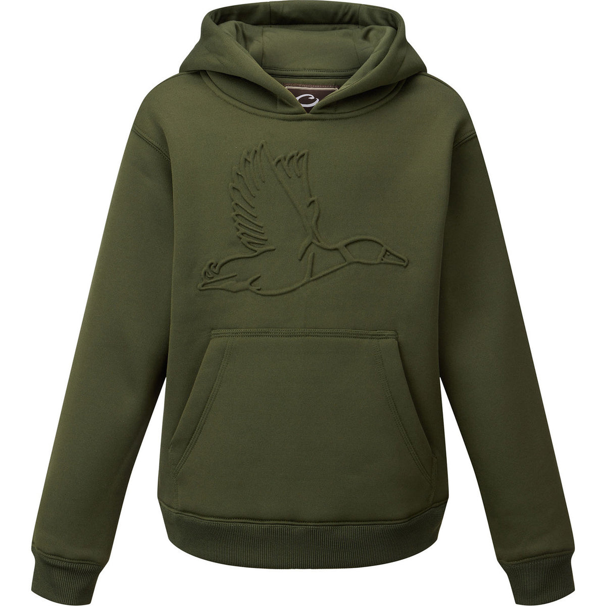 Drake Waterfowl Youth Back Eddie Limited Edition Hoodie Image in Deep Depths