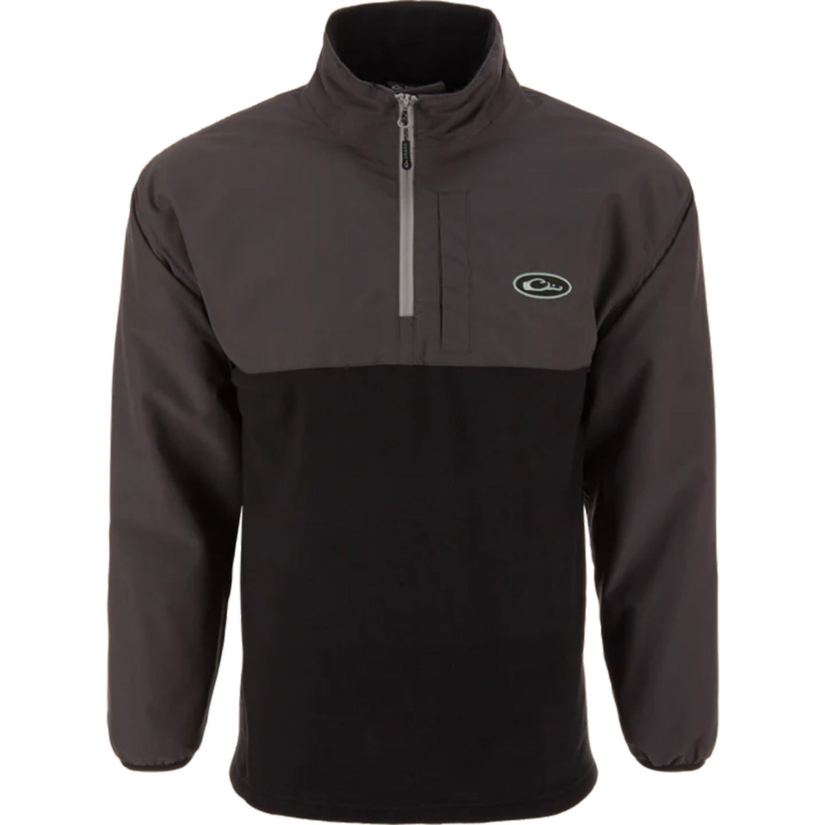 Drake Eqwader Half Zip Pullover image in Black Oyster