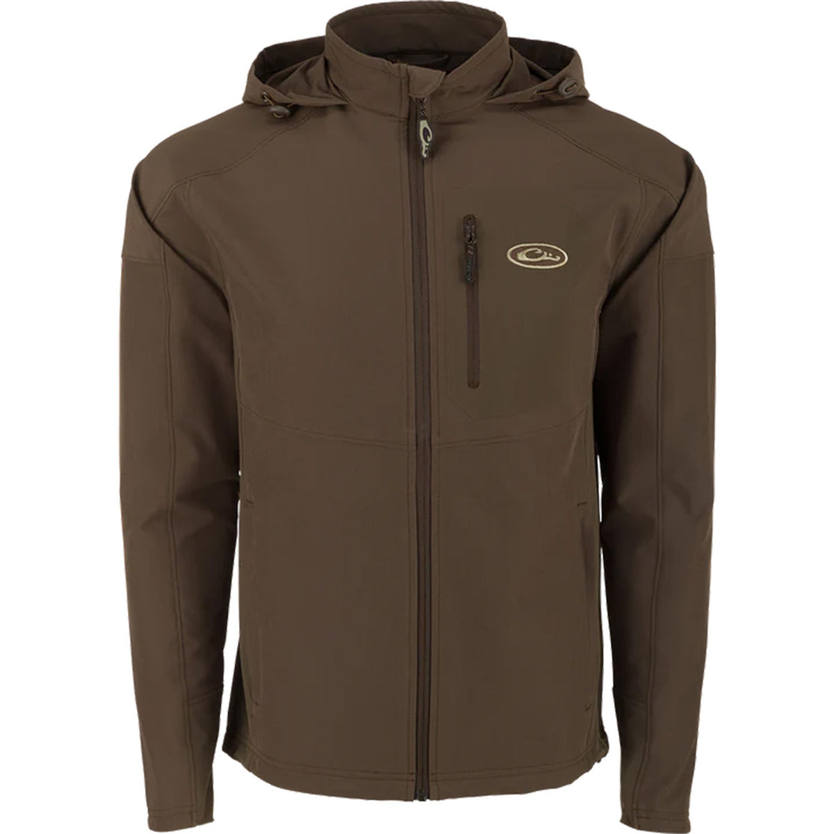 Drake Rain Brake Lightweight Solid Softshell Jacket - Dark Earth image