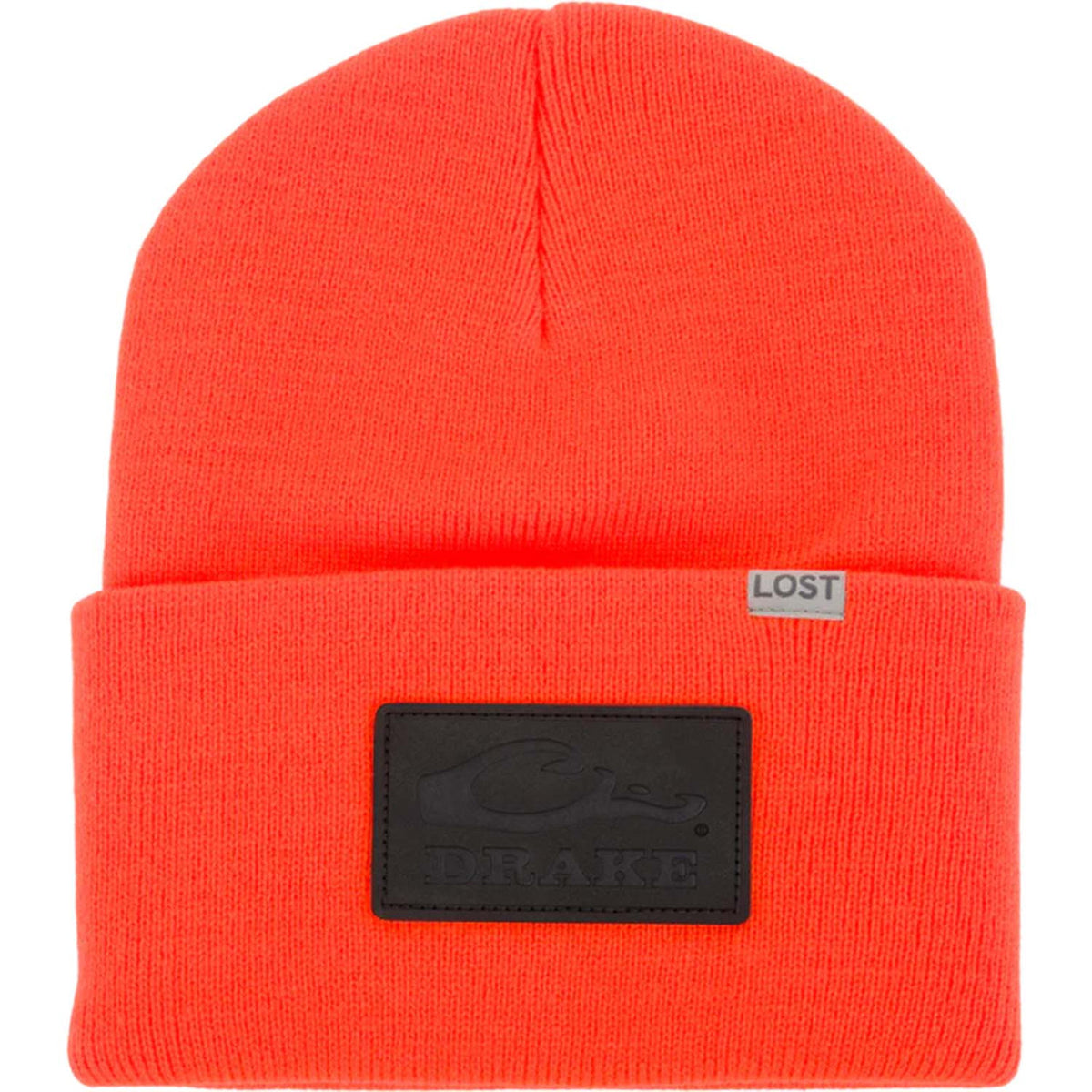Image of the Drake Lost Hat Work Beanie in High Viz Orange