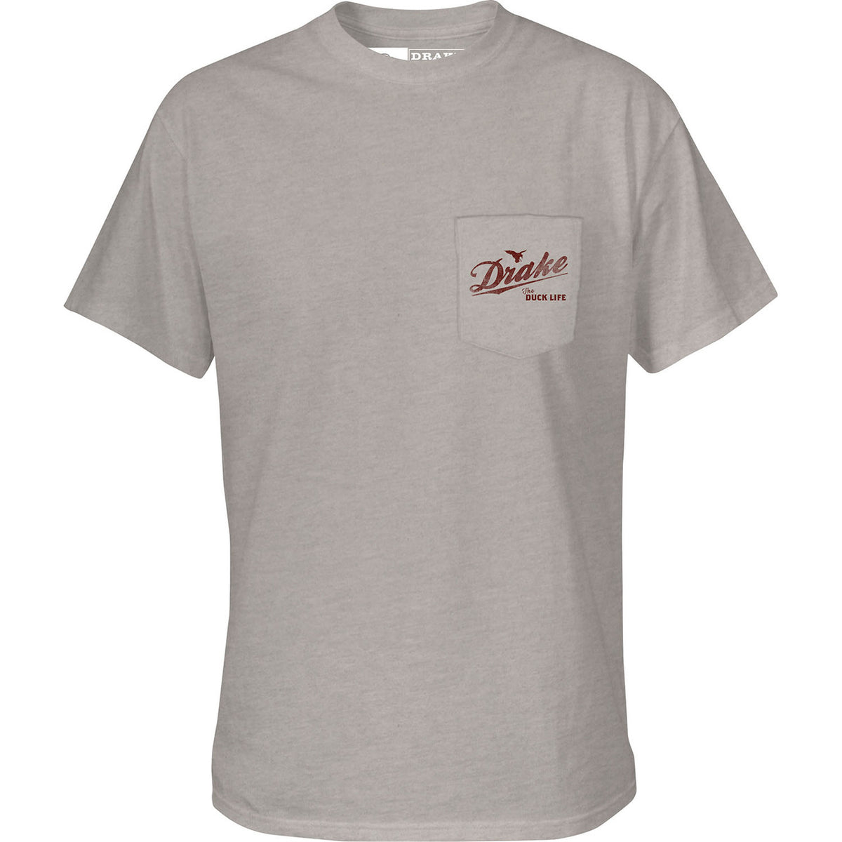 Drake Waterfowl The Drake Life Short Sleeve T-Shirt Front Image in Wind Chime.