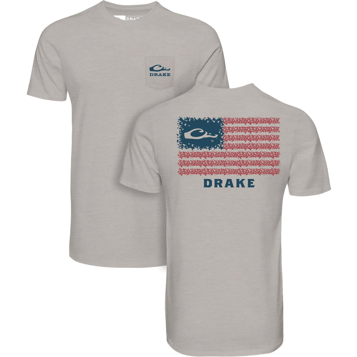 image of Drake Americana Drake Flag T-Shirt in Wind Chime.