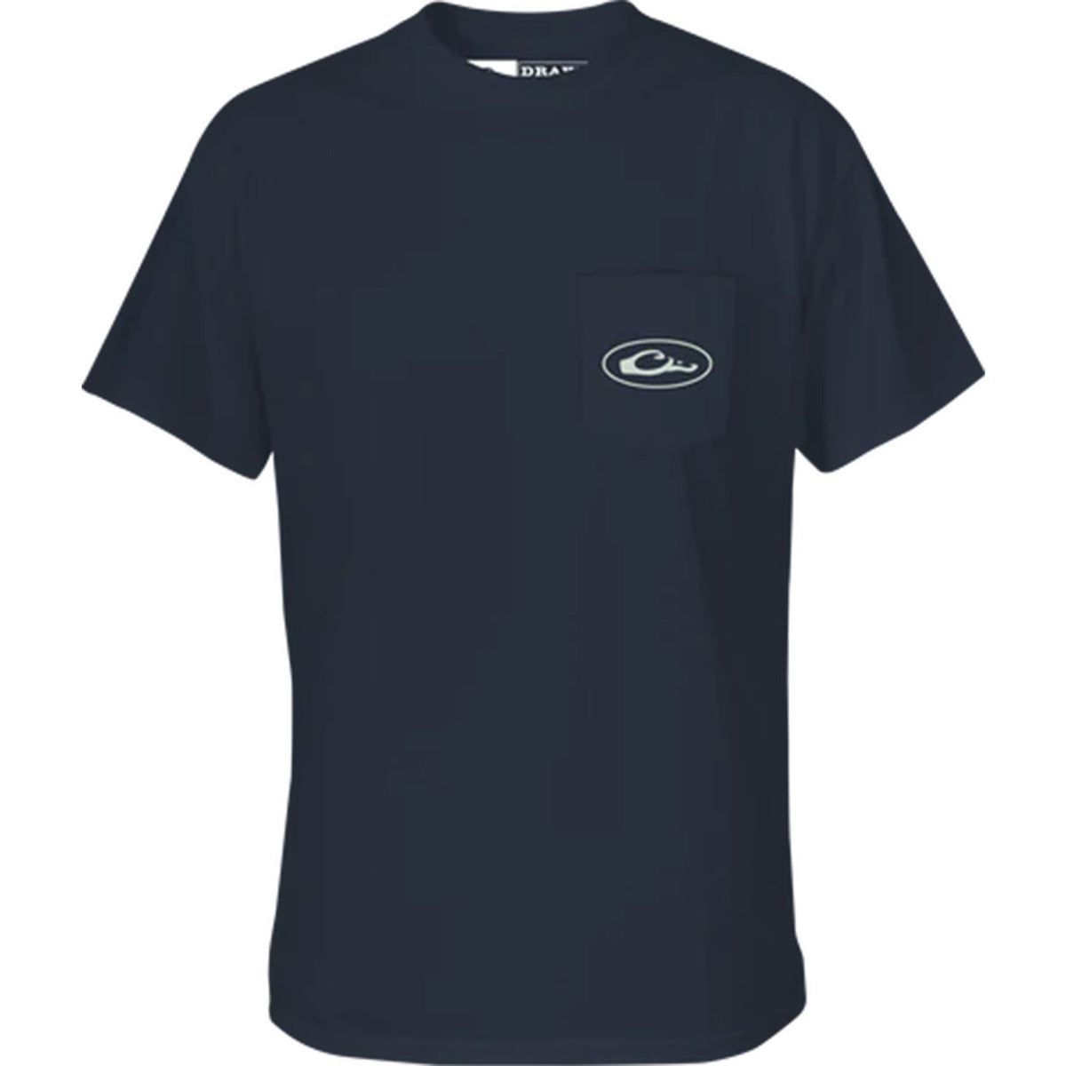 Drake Americana Duck Flag T-Shirt Front - Vintage Indigo image