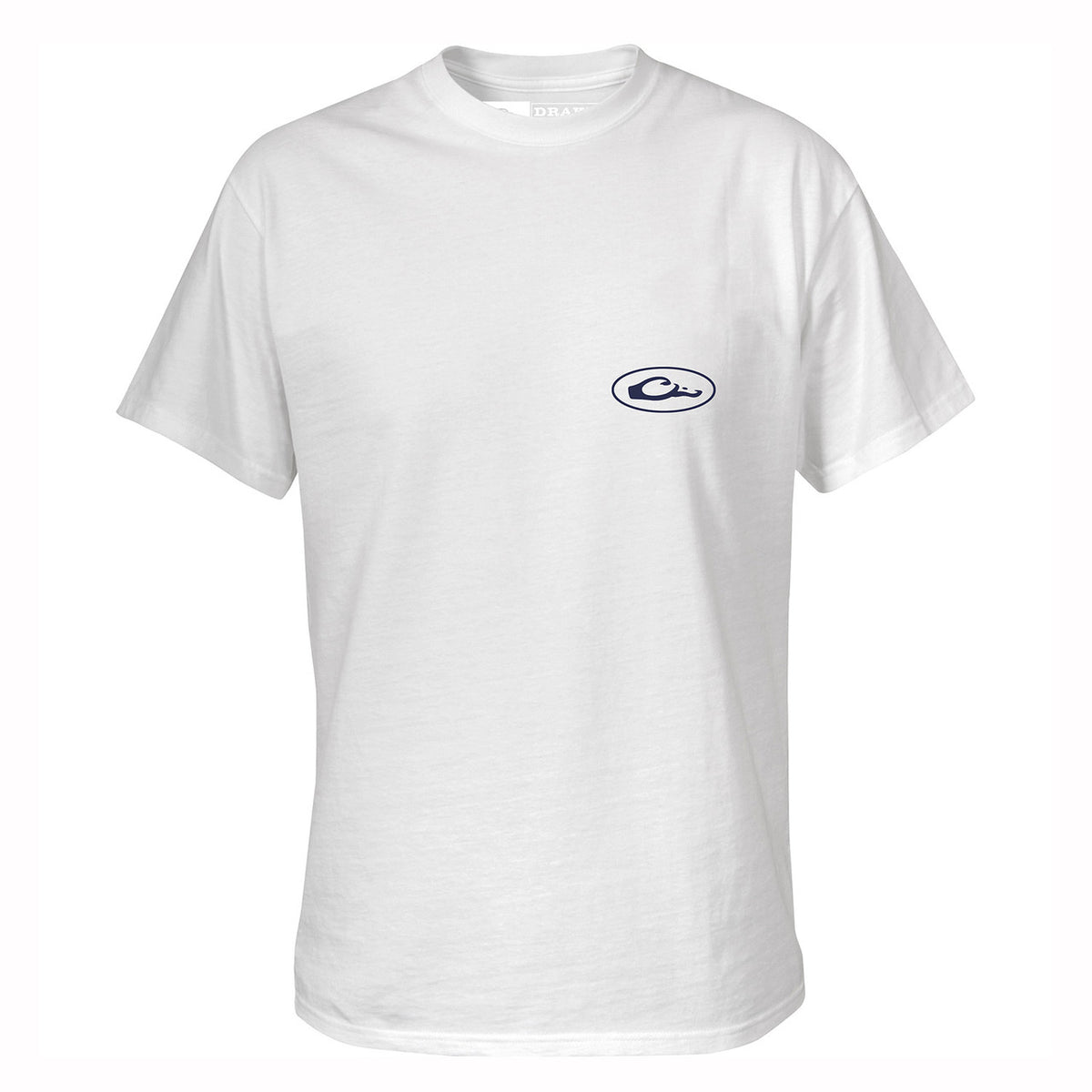 Drake Waterfowl Watercolor Mallard Cotton T-Shirt Front Image