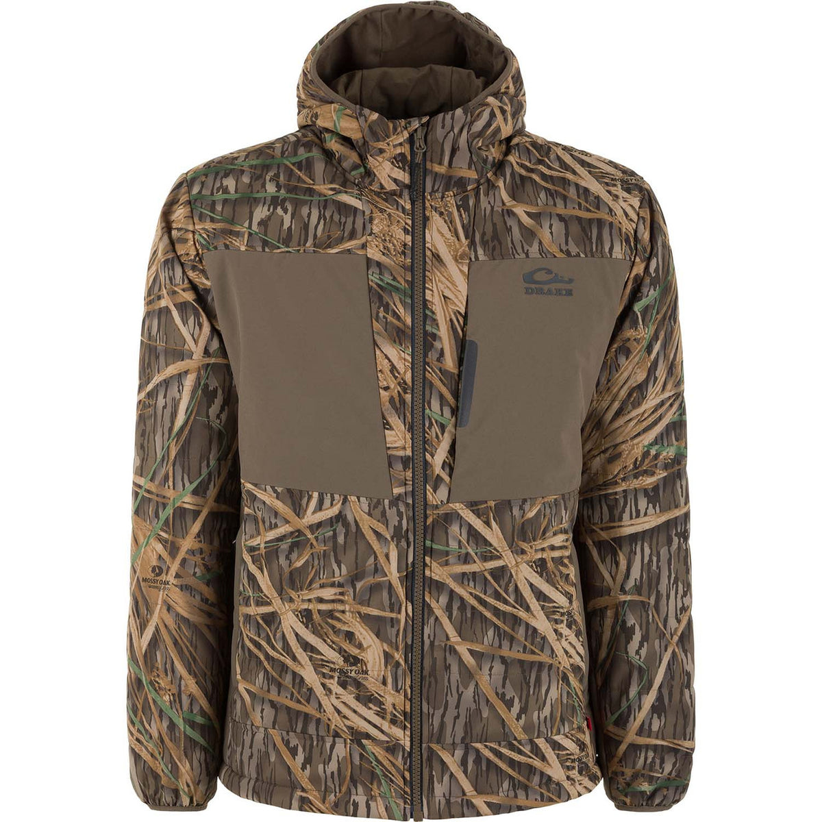 Image of the Drake LST BMF Jacket with Primaloft in Mossy Oak Original Shadow Grass