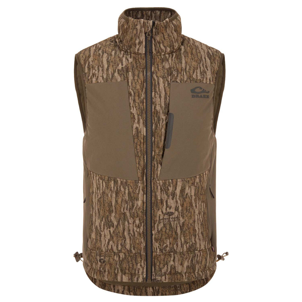 Image of the Drake Waterfowl LST BMF Vest with Primaloft Image in Mossy Oak Bottomland