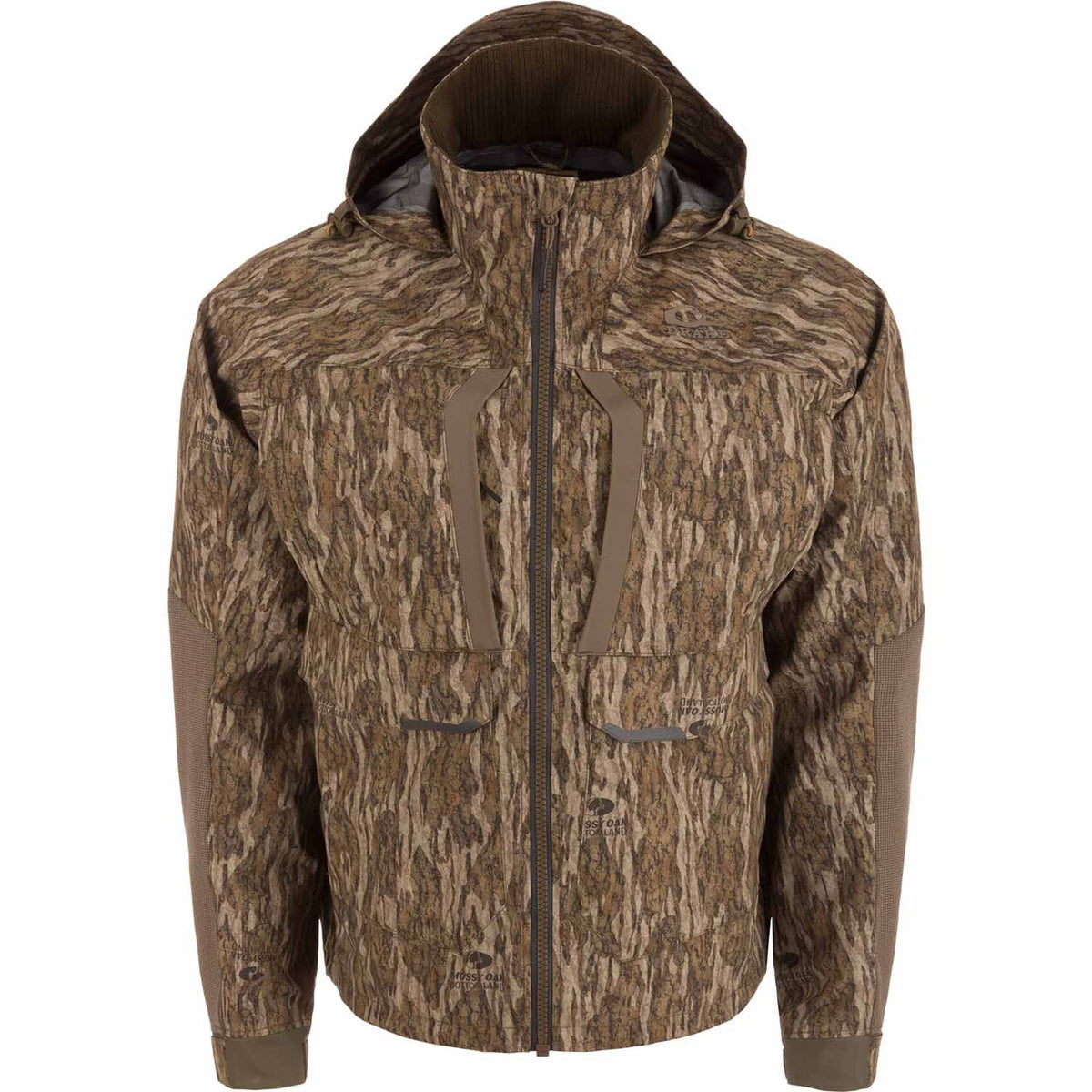 Image of the Drake BMF Pit Jacket in Mossy Oak Bottomland